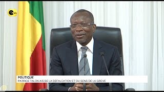 PATRICE TALON EXPLIQUE LE SENS DE LA DÉFALCATION ET CELUI DE LA GRÈVE [upl. by Onaicul]