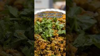 Gavar chi bhaji  a traditional dish  Authentic Kitchen Serenity food asmr easyrecipe [upl. by Polish930]