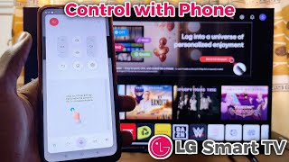 How to Control LG Smart TV with Mobile Phone [upl. by Arze781]