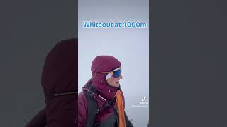 Whiteout at 4000m on Breithorn 4160m [upl. by Sandro]