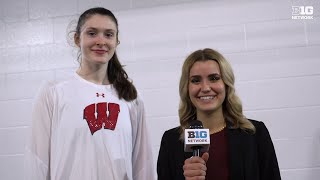 Wisconsin to Face Nebraska for the NCAA Volleyball Title  Dana Rettke Reacts  Wisconsin Volleyball [upl. by Maryn]