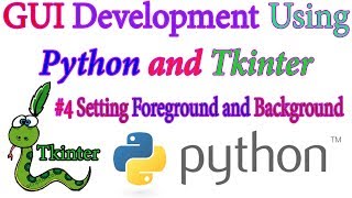 Setting Foreground and Background color in Tkinter  Python GUI using Tkinter In Hindi 4 [upl. by Epperson]