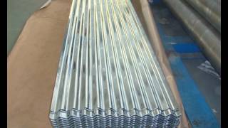 zinc coated colorful roofing steel corrugated sheet PPGI Hot dipped galvanized steel sheet [upl. by Nassir74]