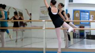 Ballet at the Barre Rond de Jambe Combination [upl. by Naerol221]