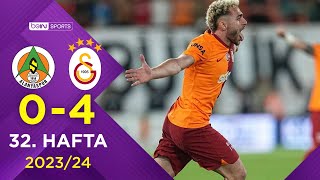 Corendon Alanyaspor 04 Galatasaray  32 Hafta  Trendyol Süper Lig 20232024 [upl. by Strang]