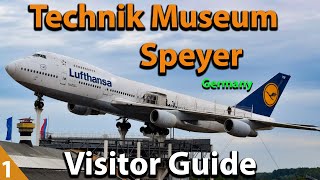 Technik Museum Speyer  747 JUMBO Wing Walk amp Visitor Guide [upl. by Ellekram]