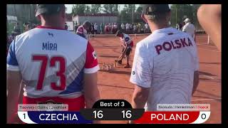 CZECHIA vs POLAND  Mölkky European Championship 2024 Nations Cup Semifinal [upl. by Tine]