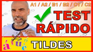 ✅TEST TILDES en ESPAÑOL 🇪🇸  mindfulSPANISH AcentosTildes [upl. by Gelman]