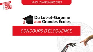 Concours déloquence  Du LotetGaronne aux Grandes écoles [upl. by Ravaj538]