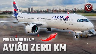 AVIÃO ZERINHO Por dentro do AIRBUS A321Neo da LATAM [upl. by Ennaharas]