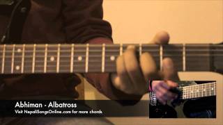 Abhiman  Albatross Chords [upl. by Nnilsia]