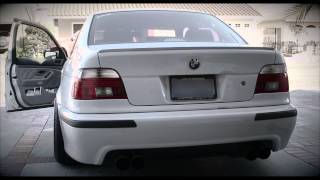 BMW E39 530i Exhaust Muffler and Resonator delete [upl. by Kristof524]