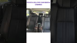 TOYOTA VELLFIRE CAR RENTAL CHENNAI CALL US 91 7550147476 91 7550147486 luxury carrental [upl. by Bruni]