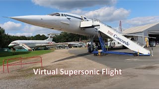 Full Concorde Experience Tour Brooklands Museum with Supersonic Simulation [upl. by Chamberlain]