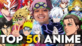 RAAFEYS TOP 50 ANIME [upl. by Constantia]