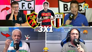 🤣🤣REAÇÕES DOS BOTAFOGUENSES AMASSADO COM DERROTA E TRISTEZA TOTAL  SPORT 3X1 BOTAFOGOSP [upl. by Riva]