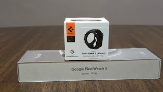 Spigen Rugged Armor Pro Case Watch Band for the Google Pixel Watch 3 45mm [upl. by Ardnuhsor35]