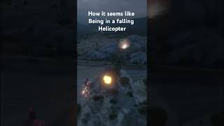 How it seems like Being in a falling Helicopter in GTA 5 [upl. by Dinnie]