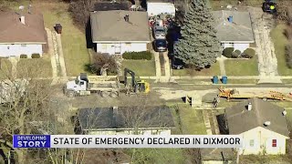 State of emergency declared in Dixmoor after more water main breaks [upl. by Aicek]