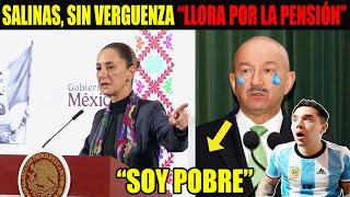 La PRESIDENTA LO MANDA A CALLAR A SALINAS por HABLAR MAL DE MÉXICO en el EXTRANJERO [upl. by Ahsilahk]