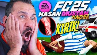 RAKİBİ HASTANELİK ETTİK EA FC 25 HASAN MUSTAN KARİYERİ 2 BÖLÜM [upl. by Moor867]