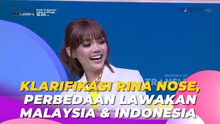 Klarifikasi Rina Nose Perbedaan Lawakan Malaysia amp Indonesia  BROWNIS 11823 P1 [upl. by Aicnatsnoc]