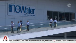 Expansion of Tuas Newater Factory will triple production to 75 million gallons per day [upl. by Carboni]