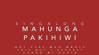 Mahunga Pakihiwi [upl. by Yorled]