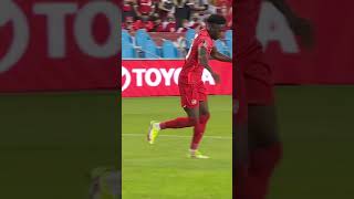 Alphonso Davies burns Panama defender to score for CANADA 🇨🇦 shorts [upl. by Lenox]