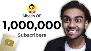 Hitting 1 MILLION SUBSCRIBERS LIVE [upl. by Aiuqcaj]