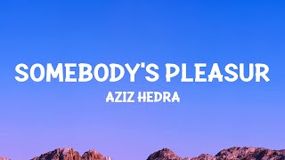 Aziz Hedra  Somebodys Pleasure Lyrics [upl. by Namyaw]