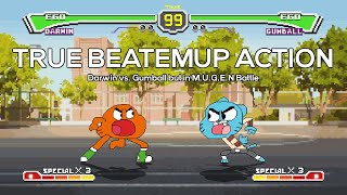 MUGEN Battle Gumball vs Darwin  The True BeatEmUp Action [upl. by Nitsugua]