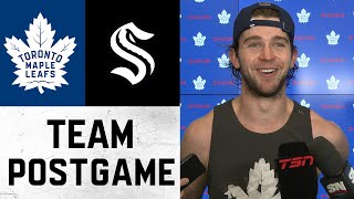 Maple Leafs Media Availability  Postgame vs Seattle Kraken  October 31 2024 [upl. by Enaile994]