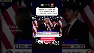 DONALD TRUMP ELEITO PRESIDA DO STATES LULA CHORA  donaldtrump usa shorts viralvideo tiktok [upl. by Parks]