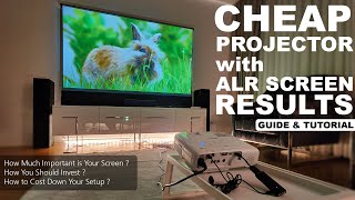 Cheap Projector with Expensive ALR Screen [upl. by Howlyn]