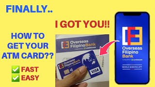 PAANO KUNIN ANG OFBANK ATM CARD SA LANDBANK BRANCH  OVERSEAS FILIPINO BANK ACCOUNT CARD BabyDrewTV [upl. by Herc]