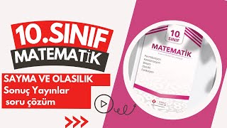 10sınıf Matematik Sayma ve Olasılık Sonuç Yayınları Soru Çözüm10sınıf [upl. by Eustazio]