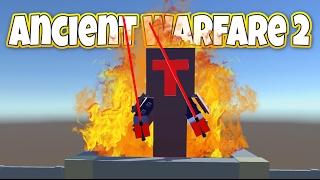 Defeating the Lord of Fire  Lets Play Ancient Warfare 2 Gameplay [upl. by Akirdnahs]