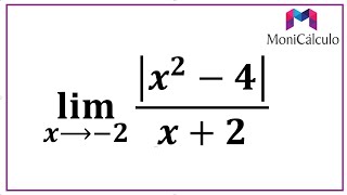 LÍMITE CON VALOR ABSOLUTO DE UNA EXPRESIÓN CUADRÁTICA [upl. by Lovato]
