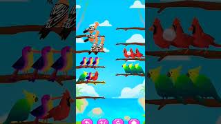 Bird shot color puzzle Trailer birds gamingtrendingsonglove birdsortcolor viral [upl. by Kolnos855]