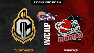 Capitanes de Arecibo vs Piratas de Quebradillas  BSN2024 [upl. by Atenahs]