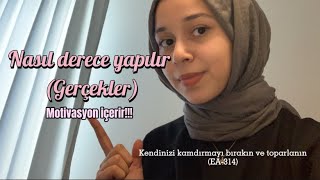 NASIL DERECE YAPILIR  BU İŞİN GERÇEKLERİ DENEME ANALİZİ PROGRAM YAPMAK yks motivasyon [upl. by Aiz]