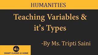 Teaching Variables  dependent independent amp intervening  MrsTripti Saini [upl. by Atteniuq]