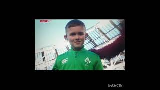 Ireland 🇮🇪 Vs Italy 🇮🇹 National Anthem so Emotional stevie Mulrooney sings Irelands call [upl. by Crandall]