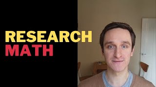 How to do Research in Mathematics [upl. by Toblat]