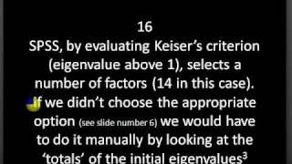 Factor Analysis in SPSS  How to part 2  Interpretation [upl. by Wilie]