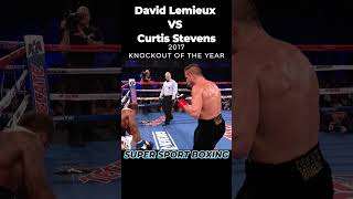 2017 Knockout Of The Year David Lemieux VS Curtis Stevens 3Rd Rd KO davidlemieux boxeo boxing [upl. by Renaud]