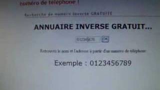 Annuaire inversé gratuit recherche inversée gratuite [upl. by Adnamar]