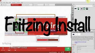 Installing Fritzing On Windows 10 And Basic Use And Saving  Learning Fritzing [upl. by Alamap]