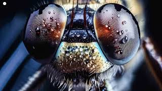 15 House Fly in Macro Lens  EXTREME MACRO VIDEO [upl. by Hillier332]